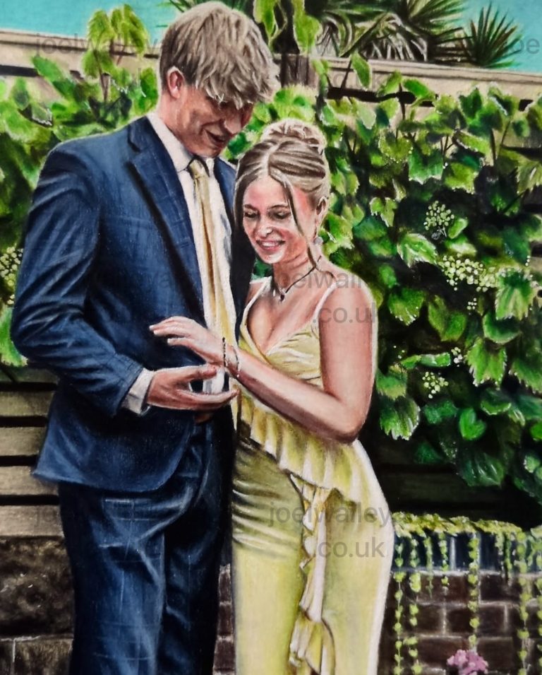 A lovely family day. A smartly dressed couple one their wedding day.